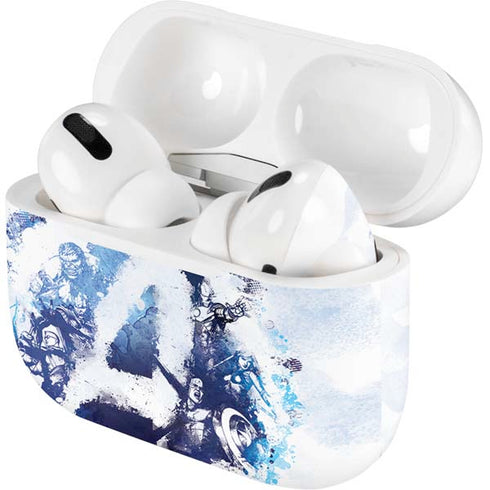 Marvel Avengers Blue Logo AirPods Skins